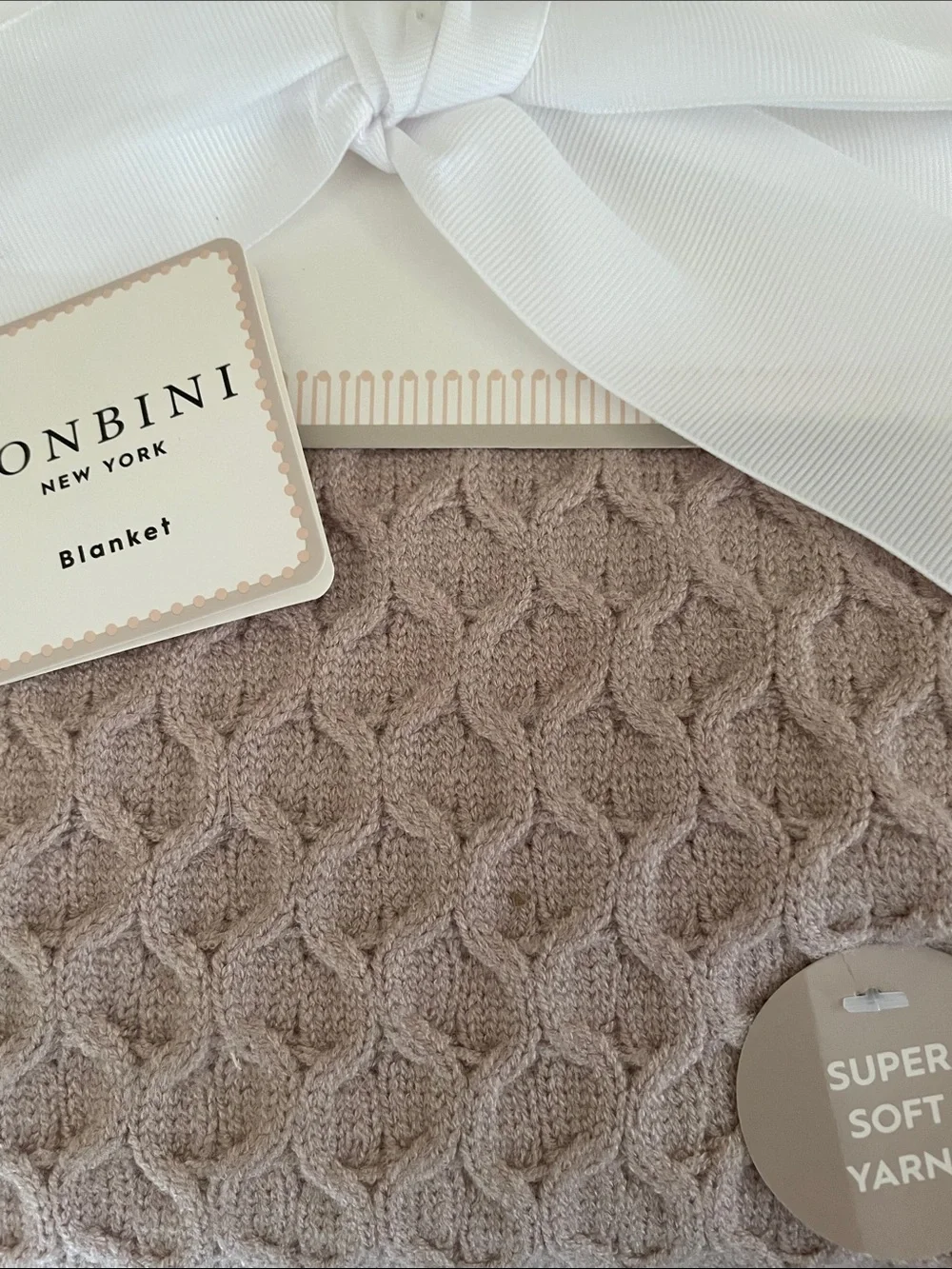 Bombini Baby Knit Blanket NWT